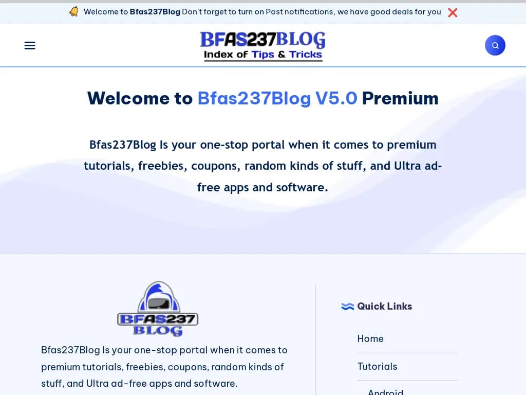 Bfas237Blog V5.0 Premium